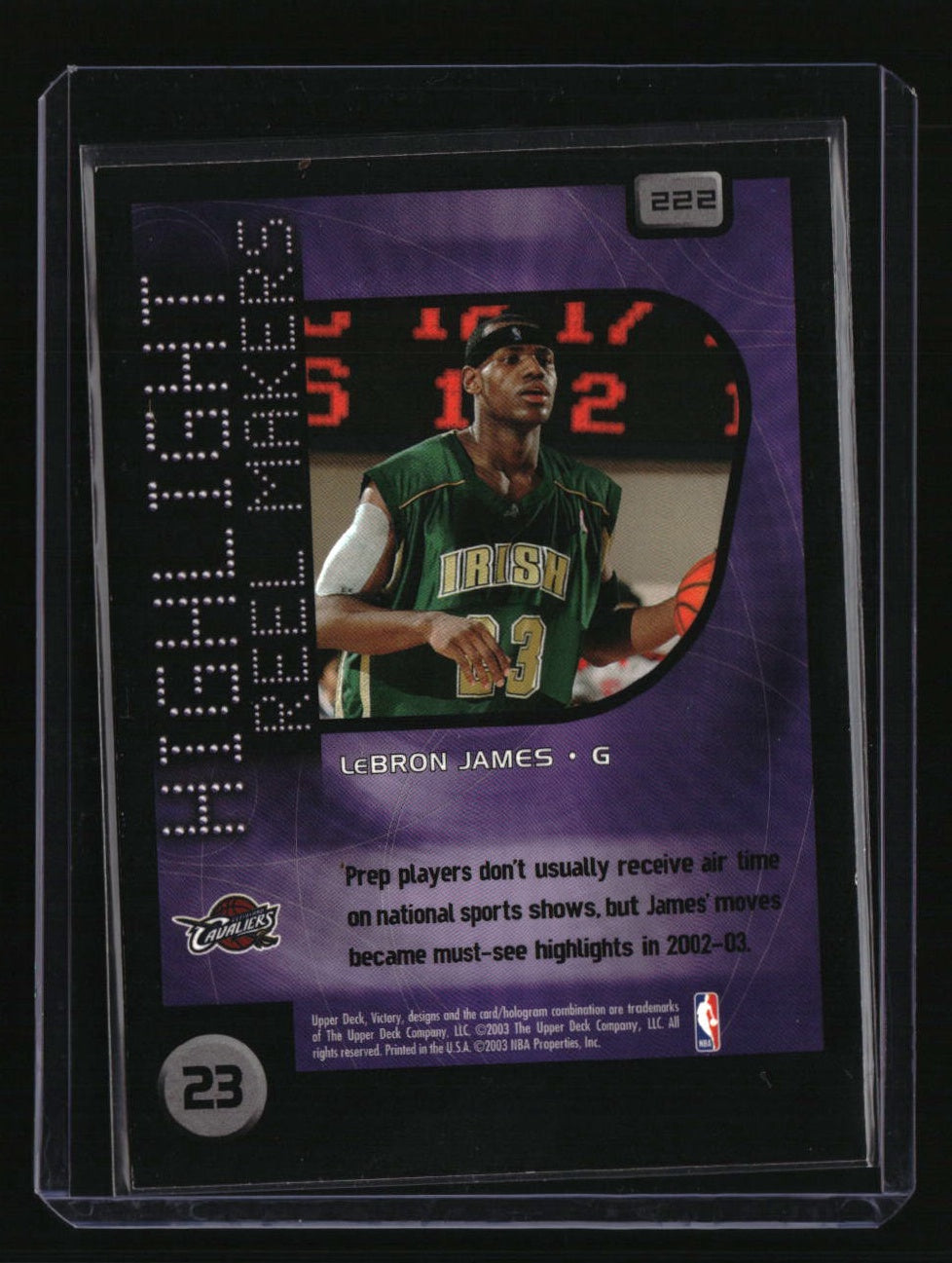 2003-04 Upper Deck Victory Lebron James