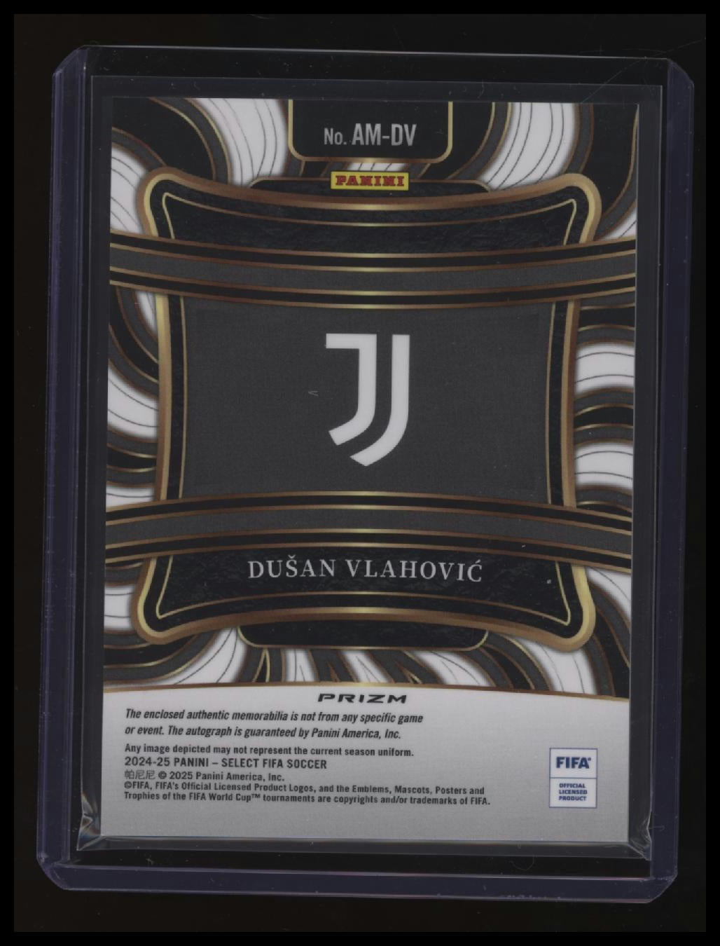2024/25 Select FIFA Soccer Dusan Vlahovic Patch Autograph
