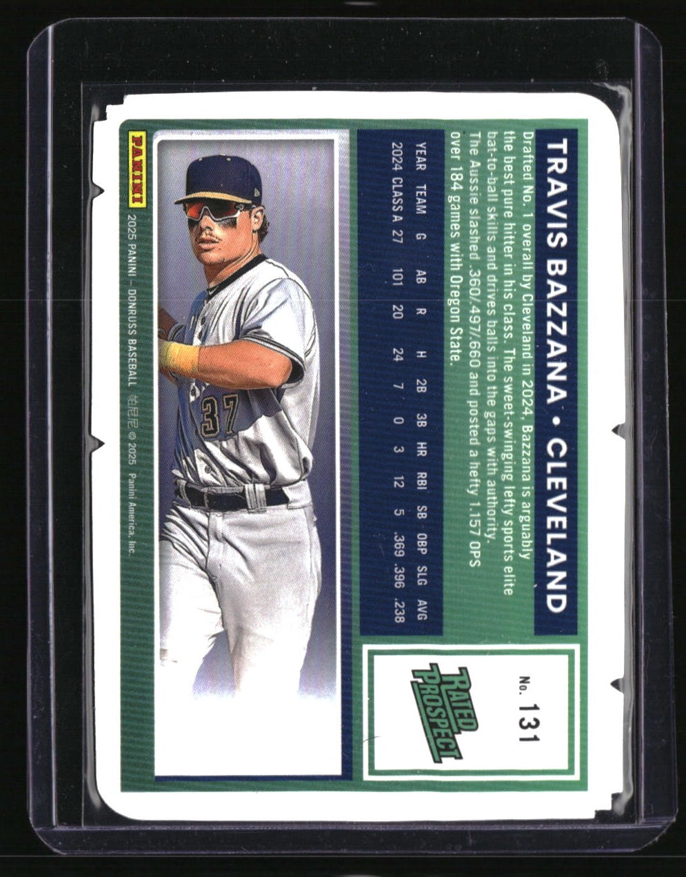 2025 Donruss Travis Bazzana Silver Die Cuts #/75