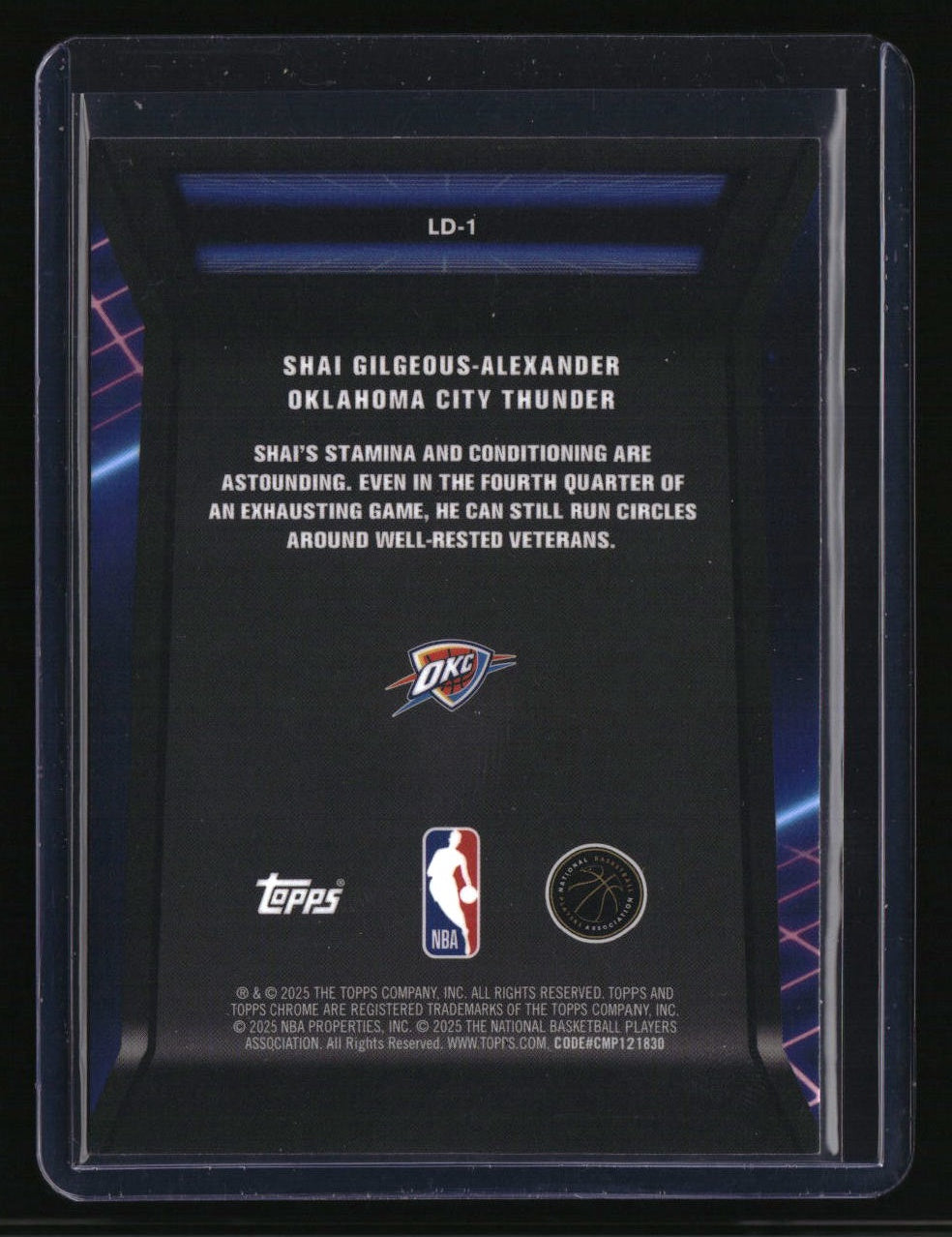 2025-26 Topps Chrome Shai Gilgeous-Alexander Loading ... #/99