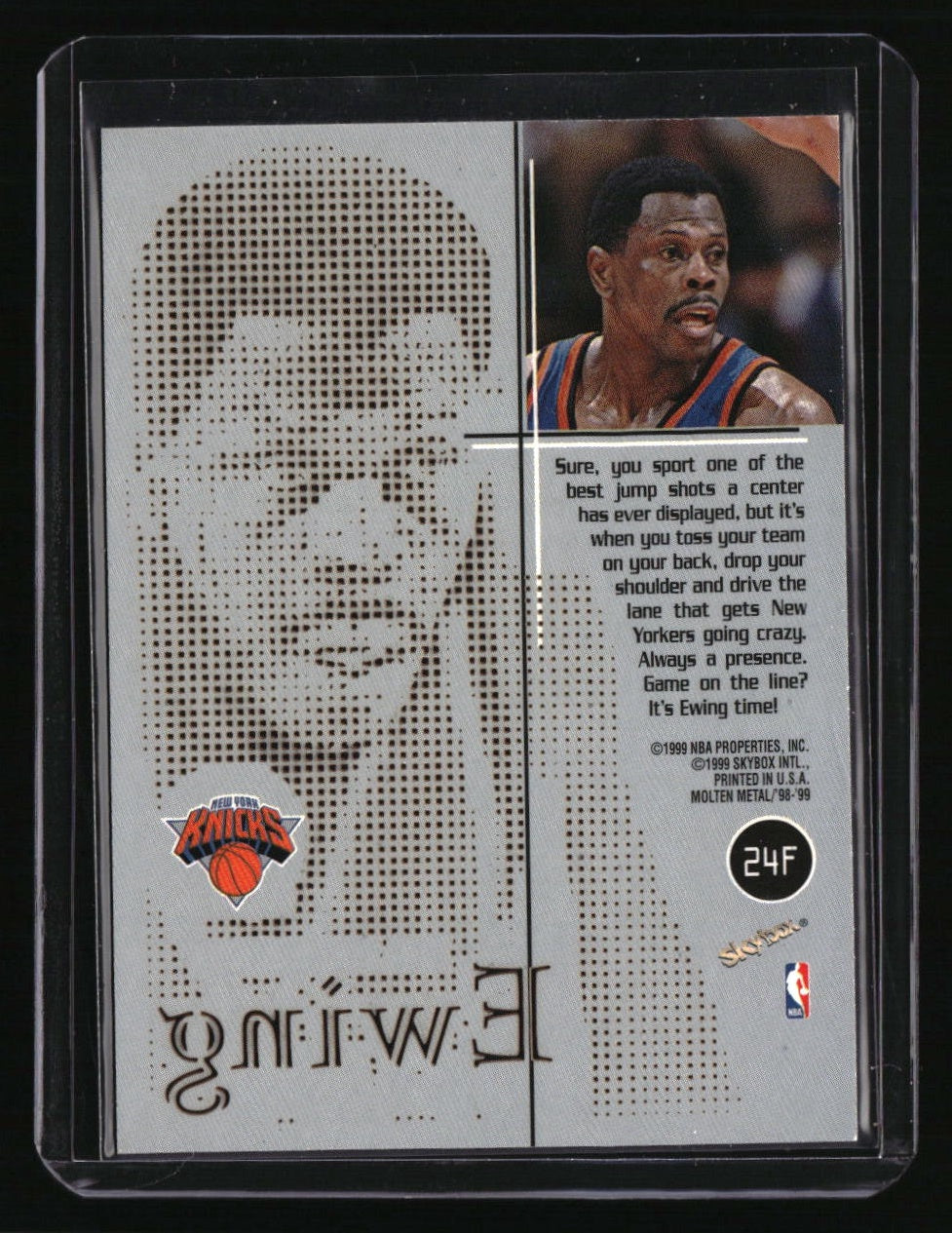 1998-99 SkyBox Molten Metal Patrick Ewing Fusion