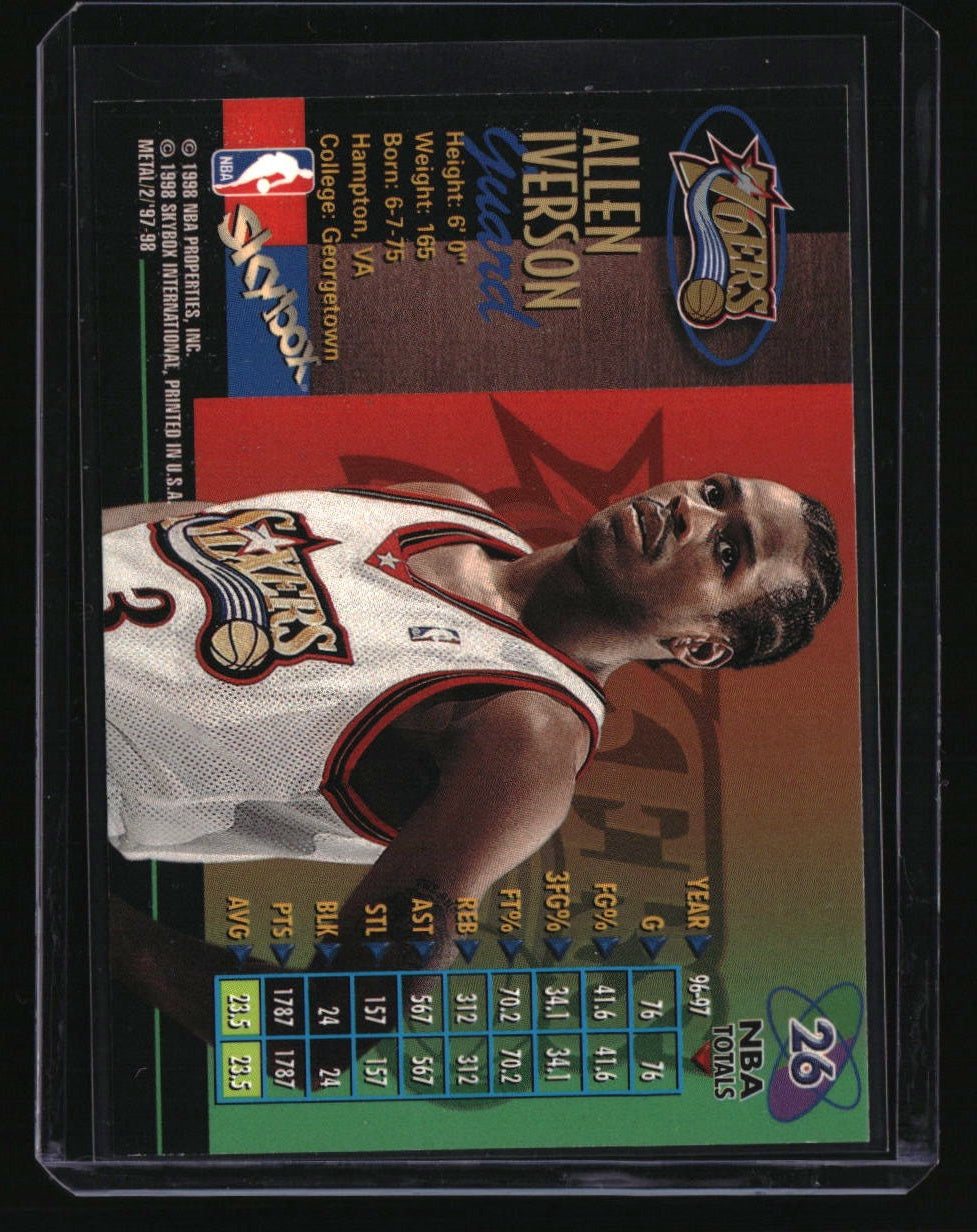 1997-98 Metal Universe Championship Allen Iverson