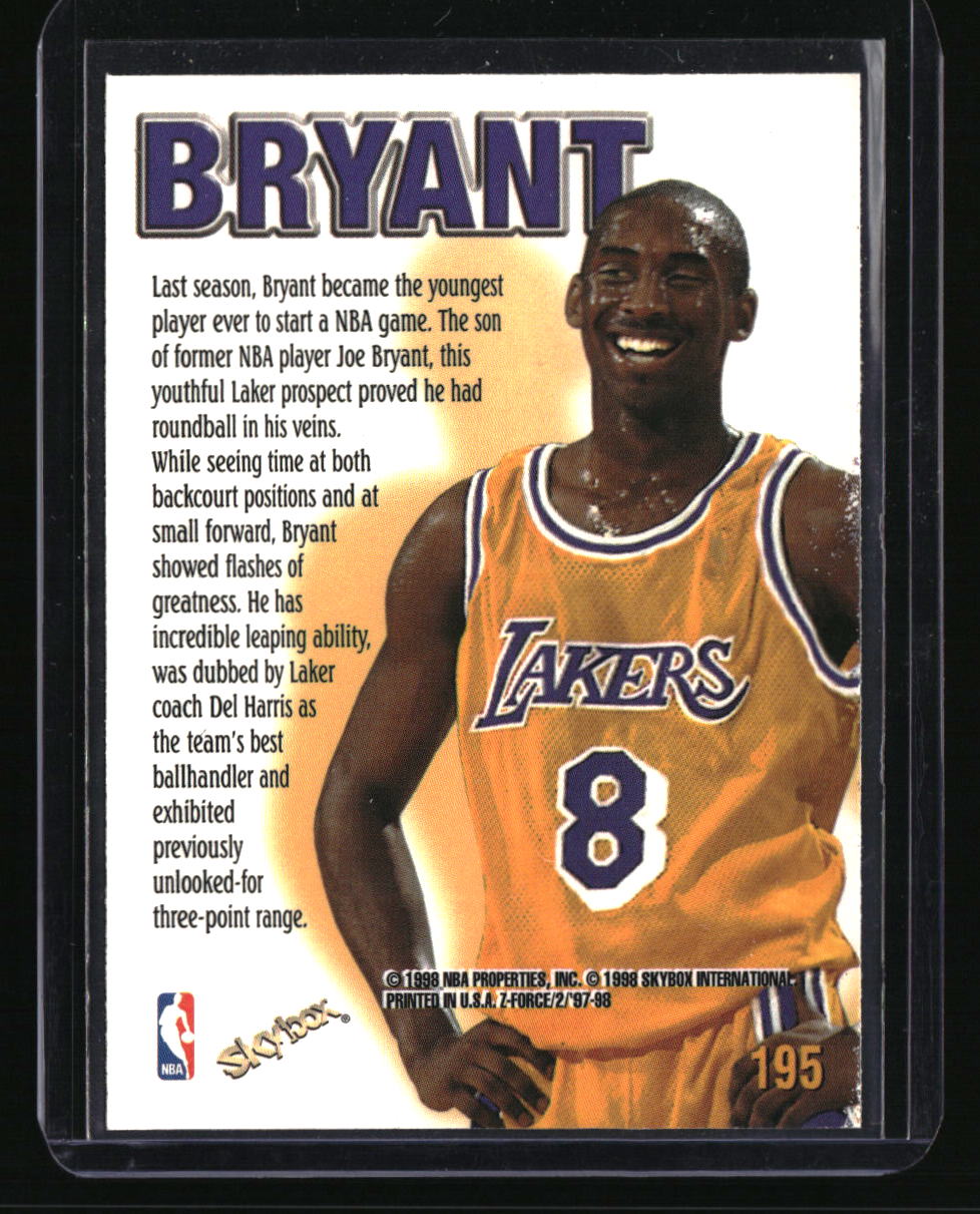 1997-98 SkyBox Z-Force Kobe Bryant