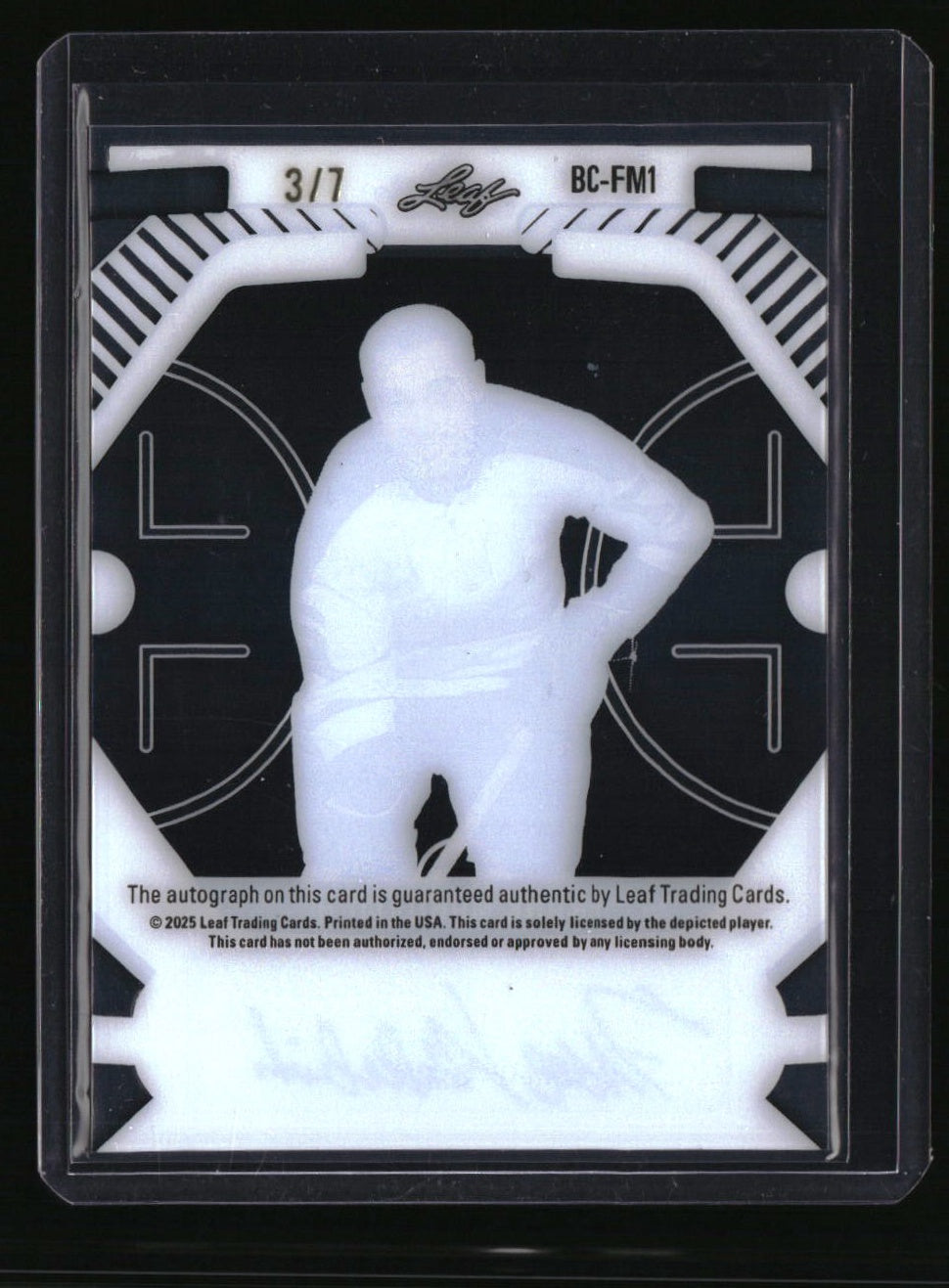 2025 Leaf Metal Legends - Base Autographs PETG Purple Frank Mahovlich #/7
