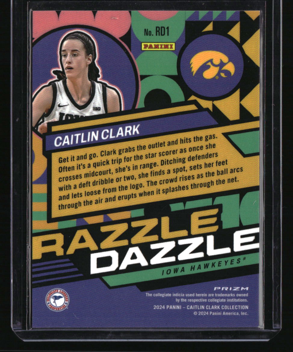 2024 Panini Caitlin Clark Collection Caitlin Clark Razzle Dazzle