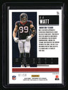 2020 Panini Contenders Optic J.J. Watt Orange #/50 Season Ticket