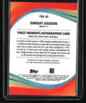 2025 Finest Dwight Gooden Finest Moments Autographs