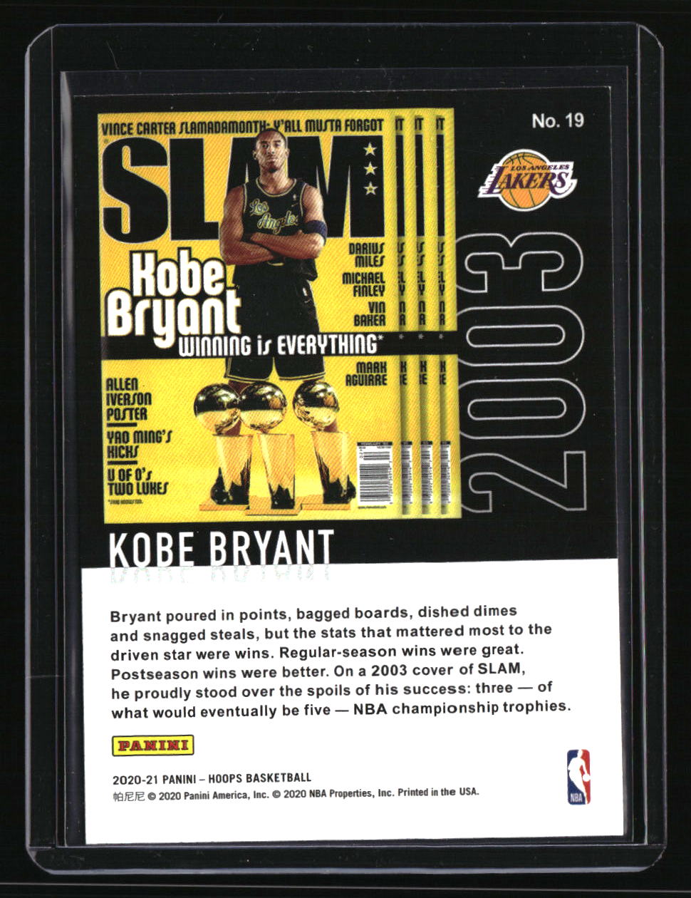 2020-21 Hoops Kobe Bryant Slam Holo