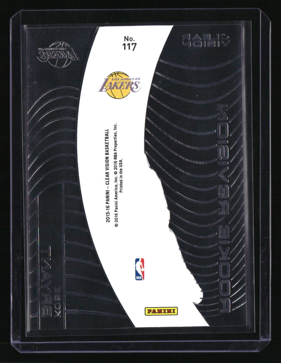 2015-16 Panini Clear Vision Kobe Bryant