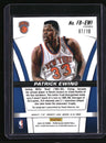 2024-25 Panini Prizm Black Patrick Ewing Gold Signature #/10