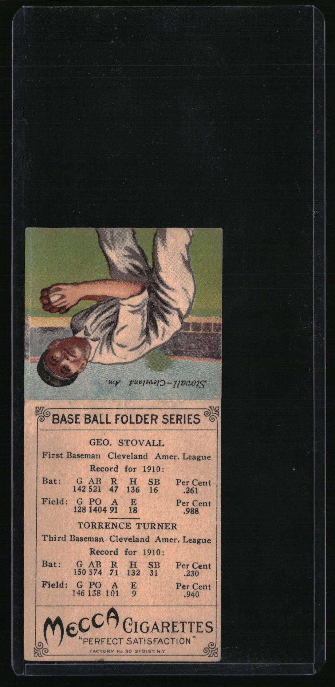 1911 Mecca Double Folders T201 Terry Turner / George Stovall