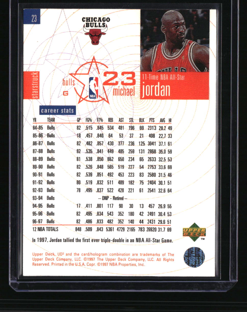 1997-98 Upper Deck UD3 Michael Jordan