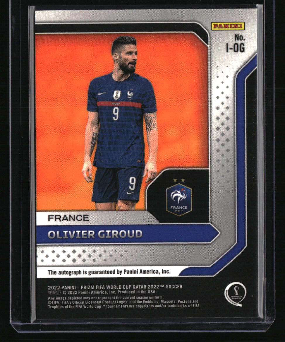 2022 Panini Prizm FIFA World Cup Olivier Giroud International Ink