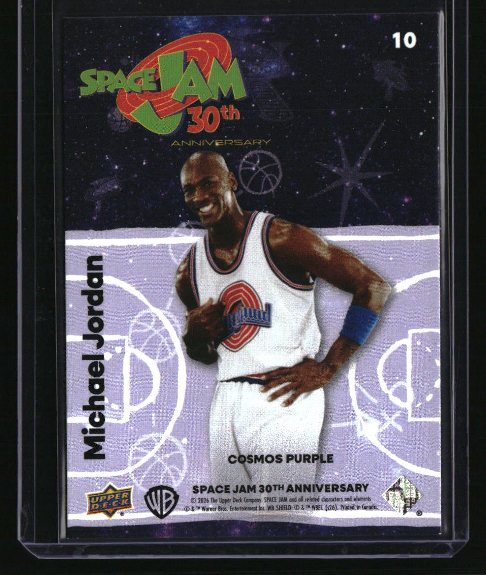 2026 Upper Deck Space Jam 30th Anniversary Michael Jordan Cosmos Purple