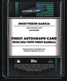 2026 Finest Jhostynxon Garcia Finest Autographs Gold Geometric Refractors #/50