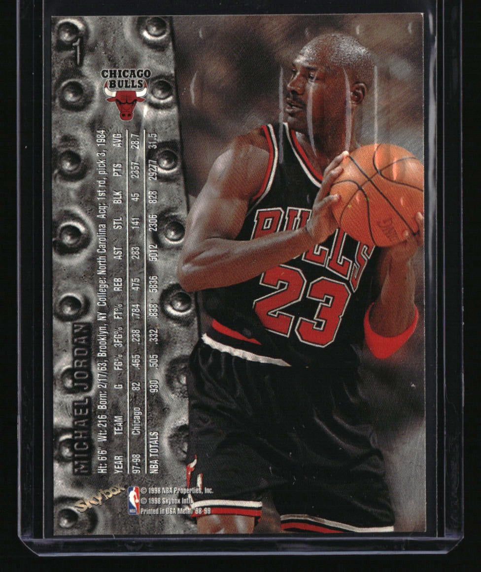 1998-99 Metal Universe Michael Jordan