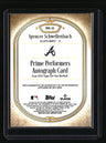 2026 Topps Tier One Spencer Schwellenbach Prime Performers Auto #/99