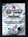 2025-26 Topps Chrome VJ Edgecombe Go Time Purple Refractor #/75