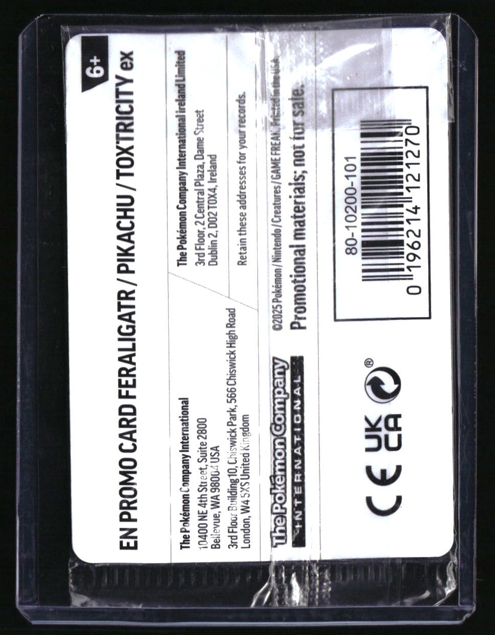 SV: Scarlet & Violet Promo Cards Feraligatr Sealed