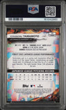 2024 Topps Finest Yoshinobu Yamamoto Purple Refractor PSA 10