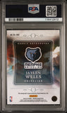 2024 Panini Origins Rookie Autographs Jaylen Wells Rookie Auto-Purple Fotl PSA 9