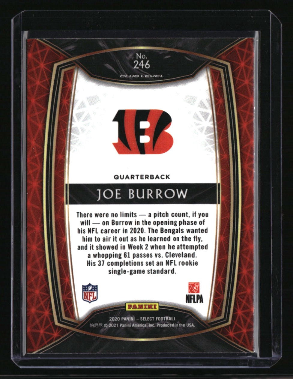 2020 Panini Select Joe Burrow