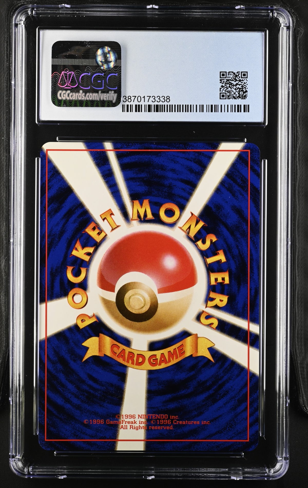 1997 The Mystery of the Fossils Geodude CGC 9