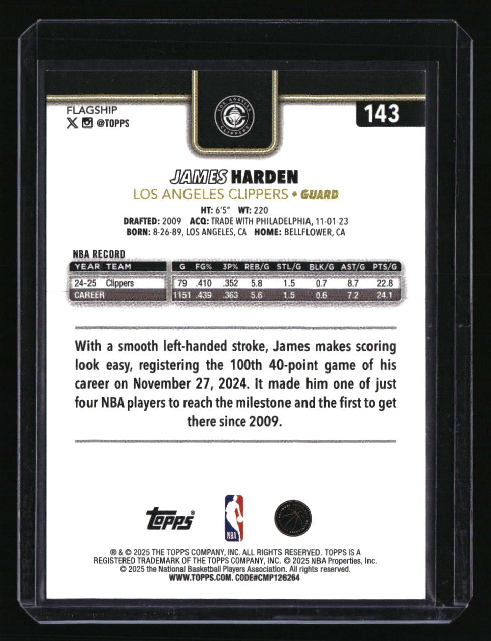 2025-26 Topps James Harden Surge #/99