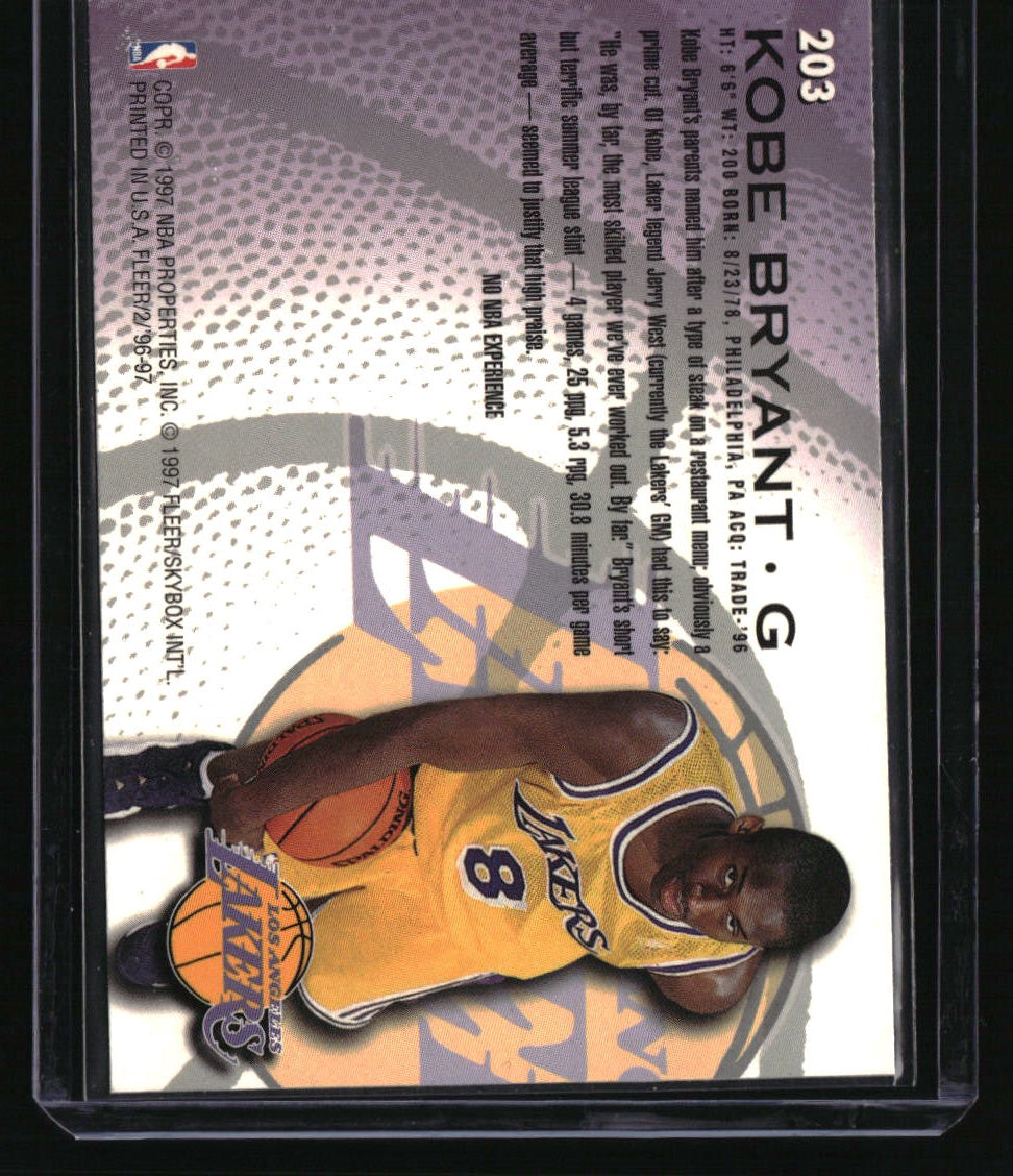 1996-97 Fleer Sprite Kobe Bryant