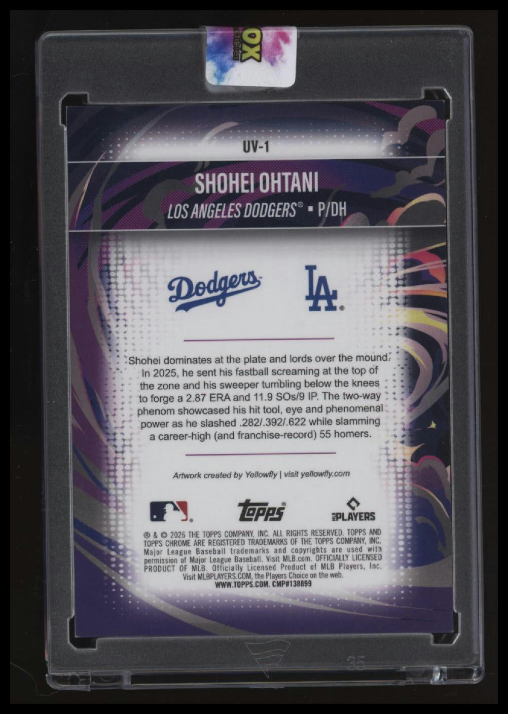 2026 Topps Chrome Shohei Ohtani Ultraviolet