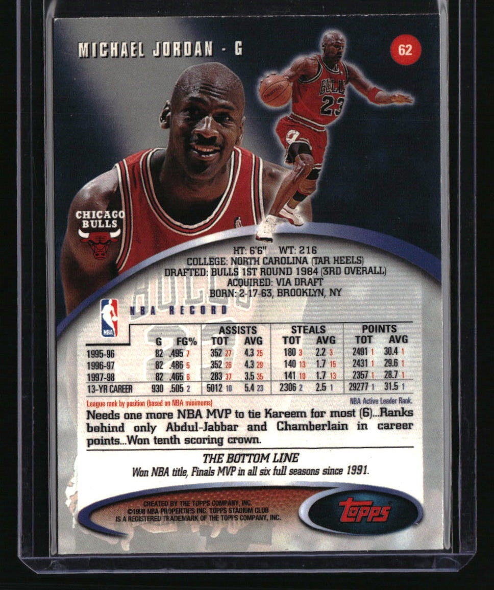 1998-99 Stadium Club Michael Jordan