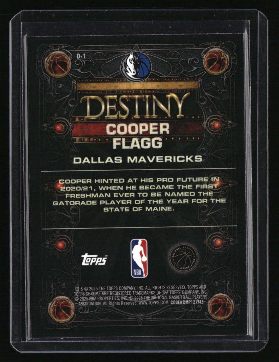 2025-26 Topps Chrome Cooper Flagg Destiny