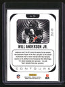 2025 Panini Phoenix Will Anderson Jr. Contours Yellow Mojo Prizm #/49