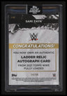 2021 Topps WWE Fully Loaded - Autographed Ladder Relics Sami Zayn #/99