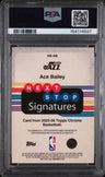 2025 Topps Chrome Next Stop Signatures Ace Bailey Next Stop Sig-Purple Ref PSA 9
