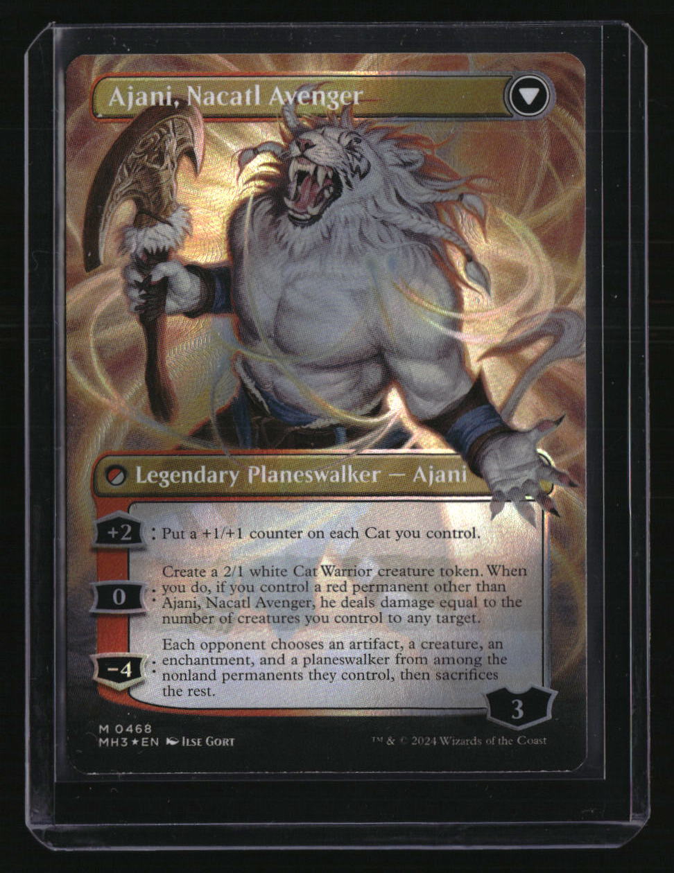 Modern Horizons 3 Ajani, Nacatl Pariah (Borderless) (Textured Foil)