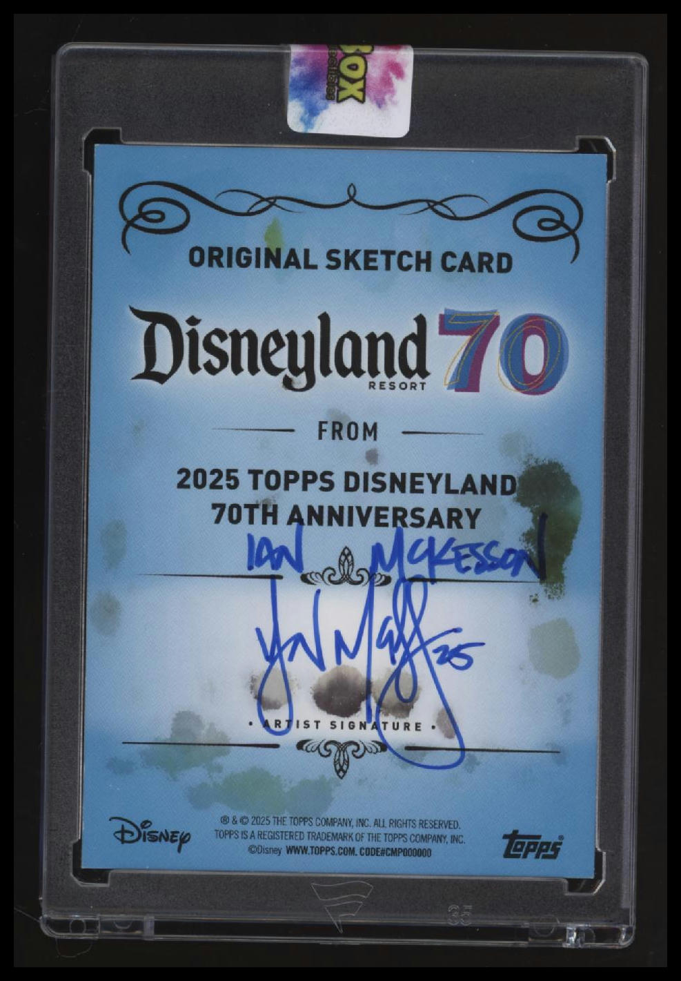 2025 Topps Disney 70th Disneyland Mark Twain Riverboat Sketch