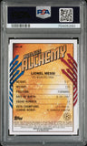 2020 Topps Merlin Chrome Uefa Champ League Ageless Alchemy Lionel Messi PSA 9