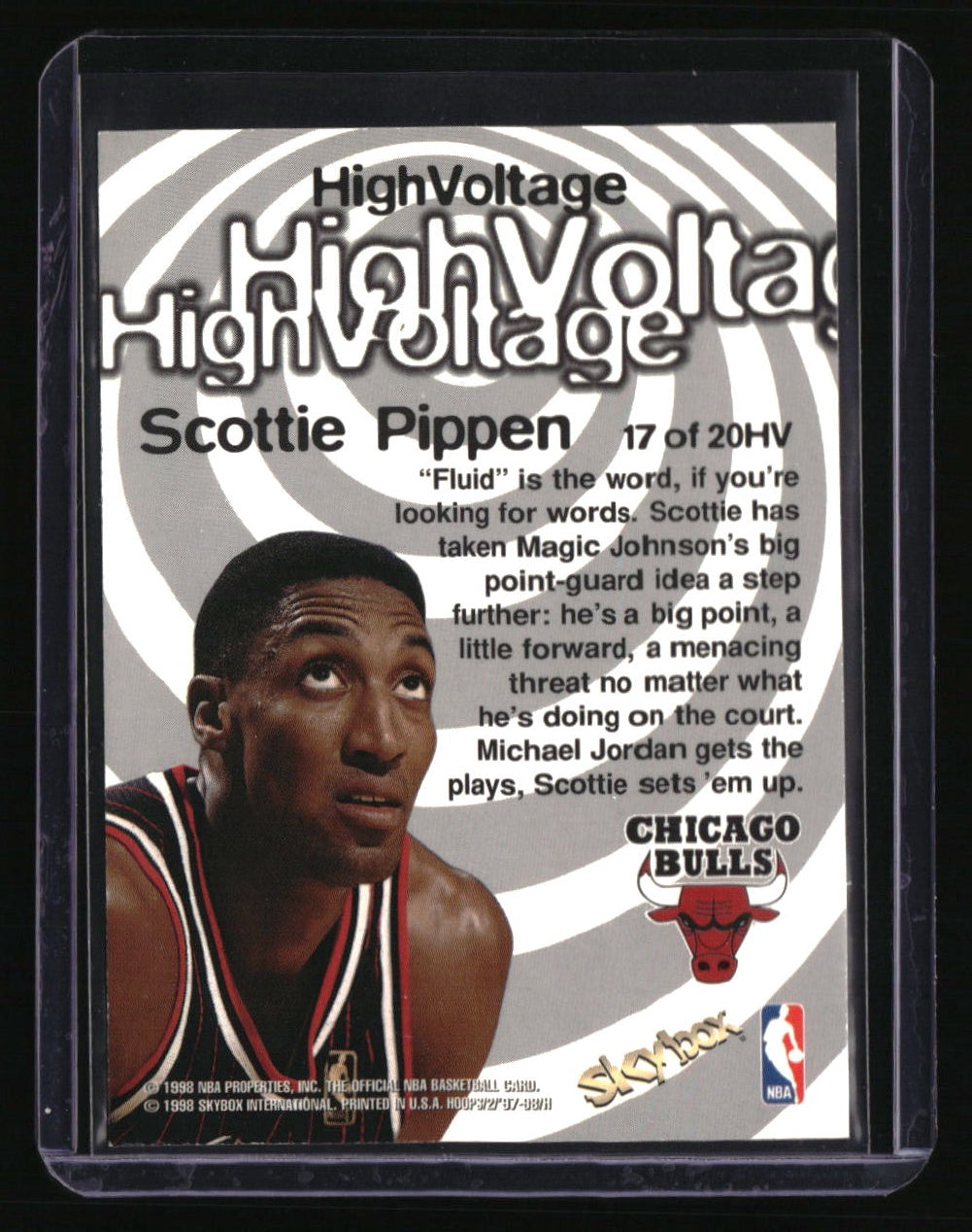 1997-98 Hoops Scottie Pippen High Voltage