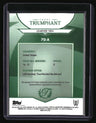 2025 Topps Triumphant Learner Tien Autographs Hard Court Aqua Blue Foil #/75