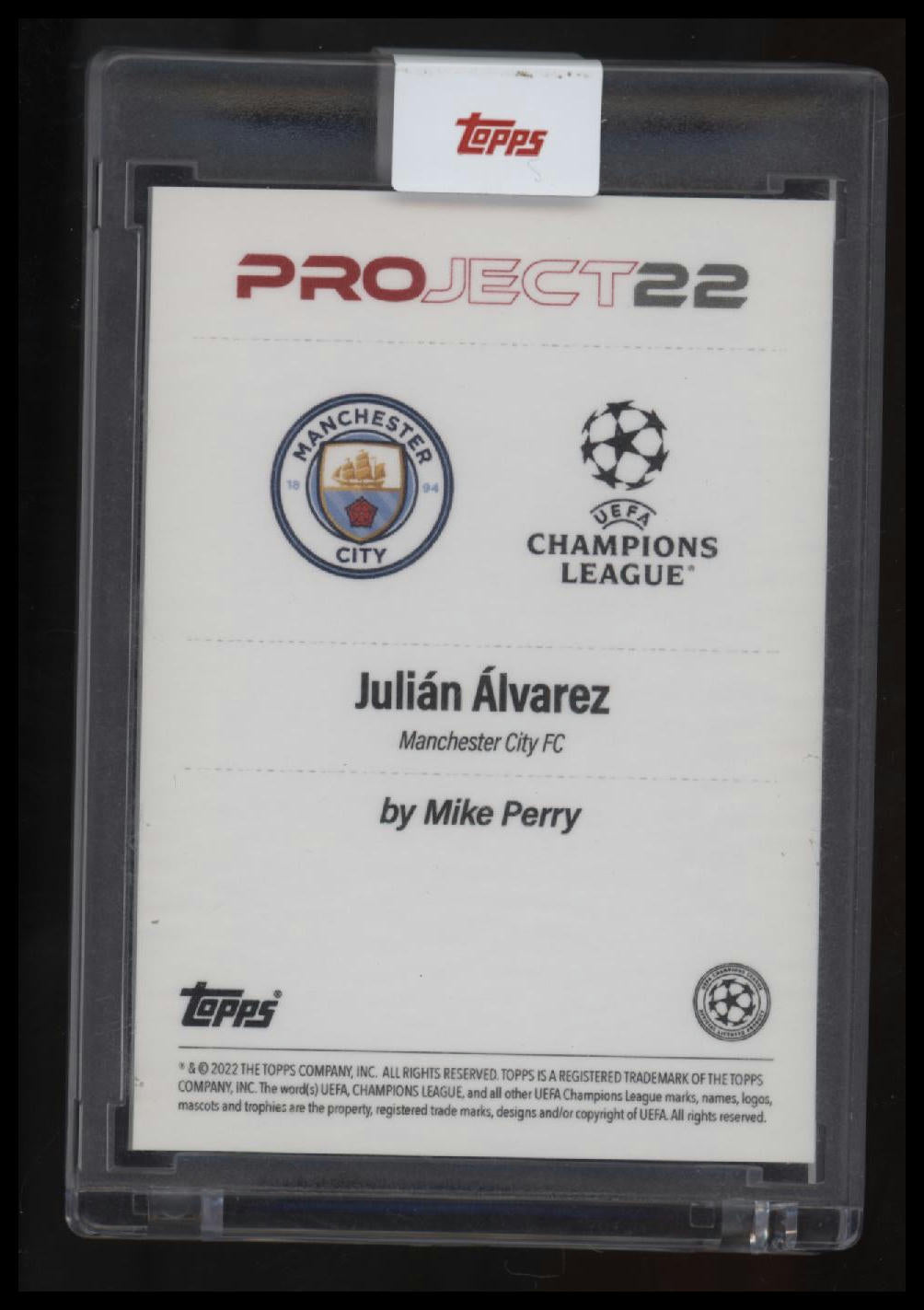 2022 Topps Project22 Julian Alvarez