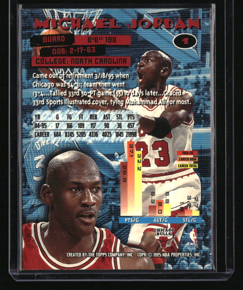 1995-96 Stadium Club Michael Jordan