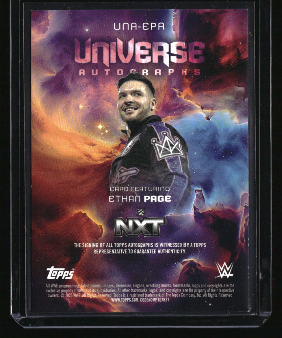 2025 Topps Universe WWE Ethan Page Universe Autographs