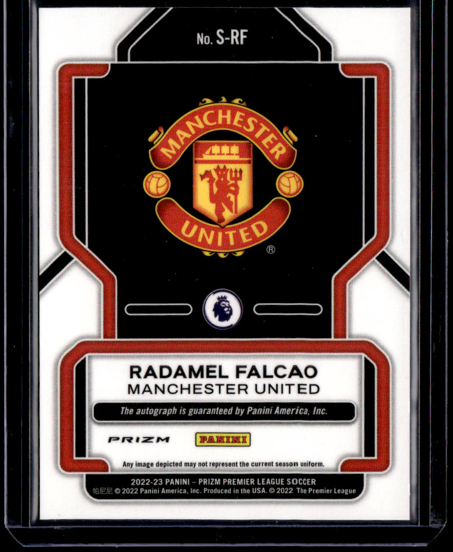 2022-23 Panini Prizm Premier League Radamel Falcao Signatures Prizms Choice