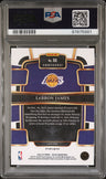2023 Panini Select Lebron James Blue Cracked Ice PSA 10