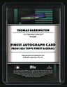 2026 Finest Thomas Harrington Finest Autographs Red Geometric Refractors #/5