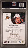 2021-2022 Upper Deck Mason Mctavish PSA 10