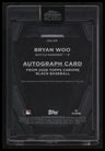 2026 Topps Chrome Black Bryan Woo Autographs