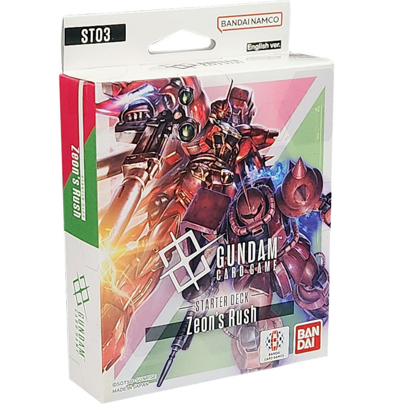 Gundam TCG: Starter Deck 03 (Zeon Rush) (SALE)