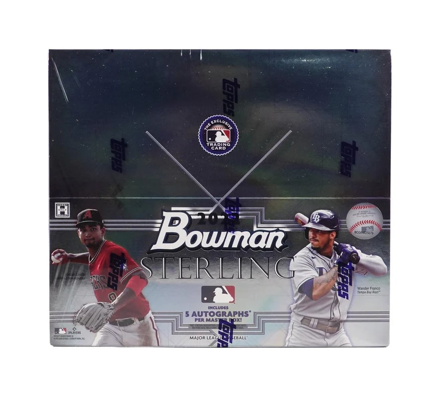 a Bowman Sterling baseball hobby box